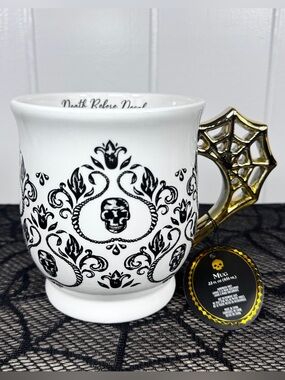 NEW Haunted Halloween "Death Before Coffee" Halloween Mug